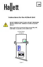 UV Pure Technologies Hallett Instructions Manual preview