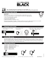 UV PHAZER BLACK Operating Instructions preview