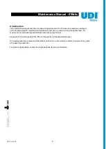 Preview for 7 page of Uvar UDI 6Matic 706M002 Maintenance Manual