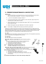 Preview for 18 page of Uvar UDI 6Matic 706M002 Maintenance Manual