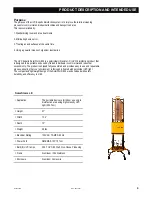 Preview for 5 page of UVC SOLAR STORM 800 User Manual