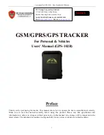 UVI Group GPS-102B User Manual preview