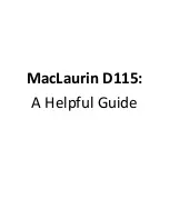 Preview for 1 page of UVic MacLaurin D115 Helpful Manual