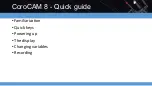 Preview for 2 page of UVIRCO CoroCAM 8 Quick Manual