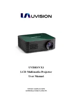 UVISION UVISION X1 User Manual preview