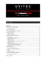 Предварительный просмотр 5 страницы UVITEC Cambridge FIREREADER MAX User & Service Manual