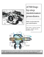 Preview for 1 page of Uwatec A700 Maintenance Manual