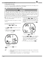 Preview for 22 page of Uwatec Aladin TEC 3H User Manuals