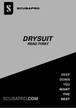 Preview for 1 page of Uwatec DRYSUIT Manual