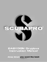 Предварительный просмотр 1 страницы Uwatec EASYDON Dryglove Instruction Manual