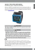 Preview for 3 page of Uwatec G2TEK User Manual