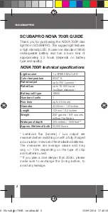 Preview for 2 page of Uwatec Nova 700R Manual