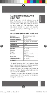 Preview for 21 page of Uwatec Nova 700R Manual