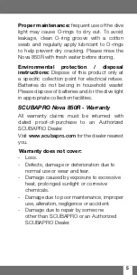 Preview for 5 page of Uwatec Nova 850R Manual