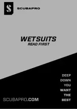 Preview for 1 page of Uwatec WETSUITS Manual