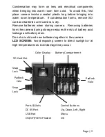 Preview for 3 page of UWAY VH200HD Instruction Manual