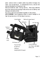 Preview for 3 page of UWAY Vigilant Hunter VH400HD Instruction Manual