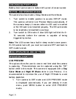 Preview for 6 page of UWAY Vigilant Hunter VH400HD Instruction Manual