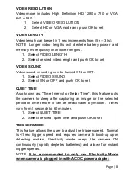 Preview for 9 page of UWAY Vigilant Hunter VH400HD Instruction Manual