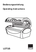 Preview for 1 page of UWE LOTUS XTT 150 36B3 K C Operating Instructions Manual