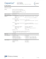 Preview for 6 page of UWT Capanivo CN 4000 Series Technical Information/Instruction Manual