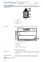 Preview for 6 page of UWT Nivo Radar NR 4000 Series Technical Information/Instruction Manual