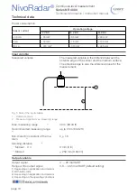 Preview for 10 page of UWT Nivo Radar NR 4000 Series Technical Information/Instruction Manual