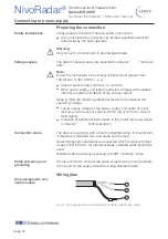 Preview for 24 page of UWT Nivo Radar NR 4000 Series Technical Information/Instruction Manual