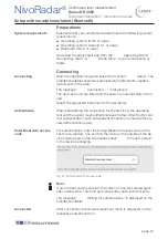 Preview for 27 page of UWT Nivo Radar NR 4000 Series Technical Information/Instruction Manual