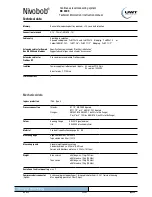 Preview for 9 page of UWT Nivobob NB 3000 Technical Information/Instruction Manual