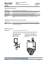 Preview for 14 page of UWT Nivobob NB 3000 Technical Information/Instruction Manual