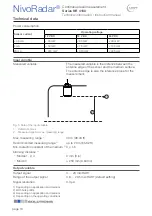 Preview for 10 page of UWT NivoRadar NR 4100 Series Technical Information/Instruction Manual