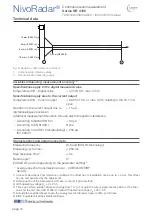 Preview for 12 page of UWT NivoRadar NR 4100 Series Technical Information/Instruction Manual