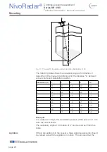 Preview for 22 page of UWT NivoRadar NR 4100 Series Technical Information/Instruction Manual