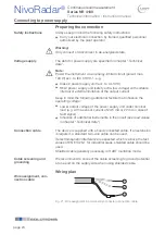 Preview for 24 page of UWT NivoRadar NR 4100 Series Technical Information/Instruction Manual