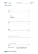 Preview for 1 page of UWT RF 3000 Series Technical Information/Instruction Manual