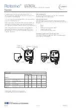 Preview for 4 page of UWT Rotonivo RN 4000 Series Technical Information/Instruction Manual