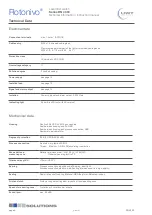 Preview for 6 page of UWT Rotonivo RN 4000 Series Technical Information/Instruction Manual