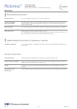 Preview for 10 page of UWT Rotonivo RN 4000 Series Technical Information/Instruction Manual