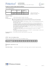 Preview for 19 page of UWT Rotonivo RN 4000 Series Technical Information/Instruction Manual