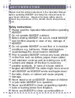 Preview for 4 page of V.Bot M285DP Operation Manual