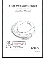 Preview for 1 page of V.Bot RV5 Operation Manual