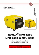 V.Brøndum RONDA NPU 1250 User Manual preview