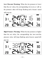 Preview for 11 page of V-Checker TPMS T501 Start Manual