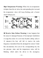 Preview for 12 page of V-Checker TPMS T501 Start Manual