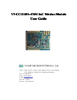 V-Chip Microsystems VT-CC1110PA-470M User Manual preview