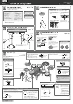 Предварительный просмотр 1 страницы V-Drums TD-50KV2 Setup Manual