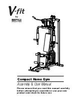 V-fit Compact Home Gym Assembly & User Manual preview