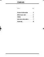 Preview for 3 page of V-fit GE1 Assembly & User Manual