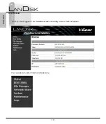 Предварительный просмотр 14 страницы V-Gear LanDisk User Manual